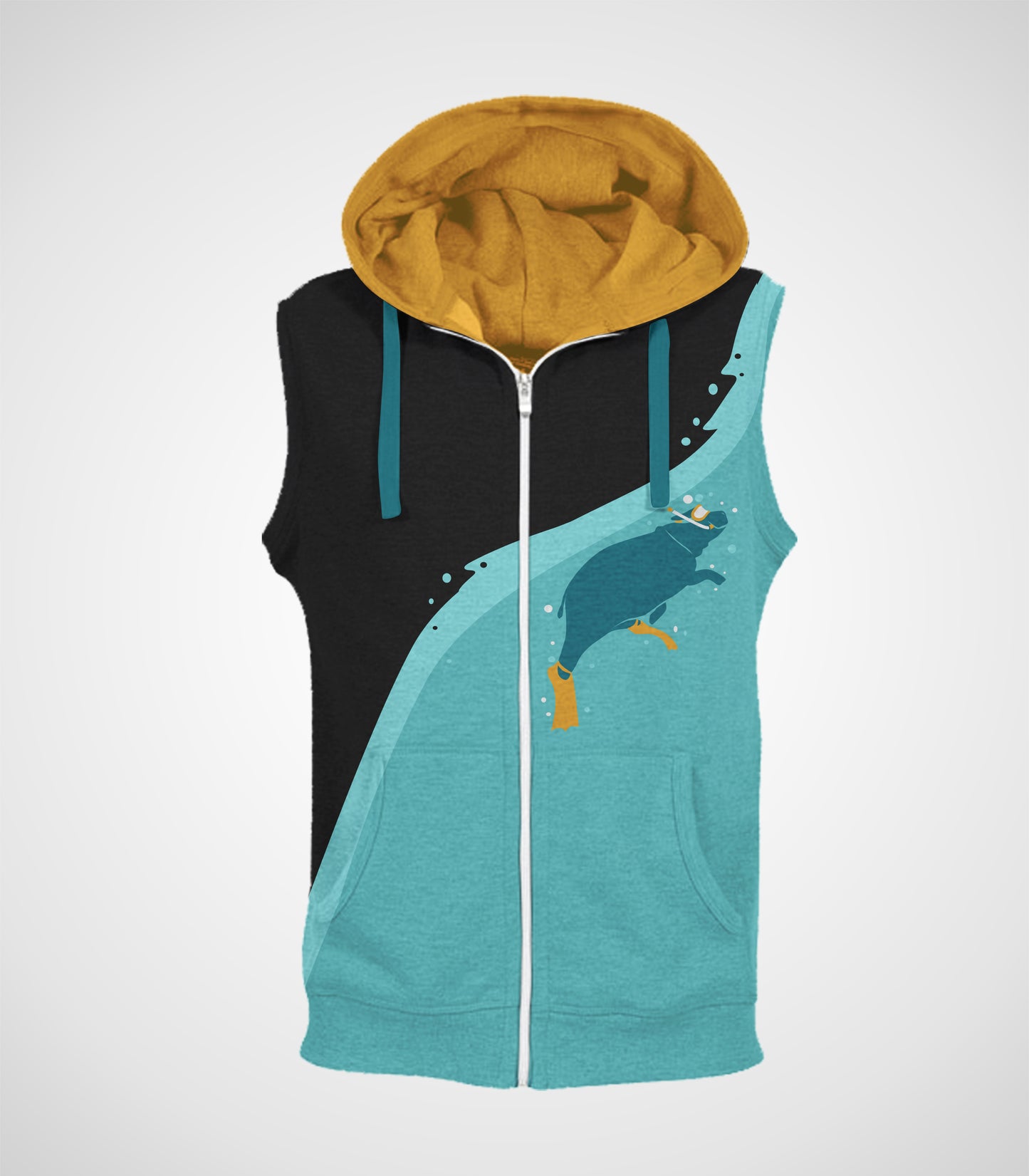 Scuba School Sleeveless Sweatshirt